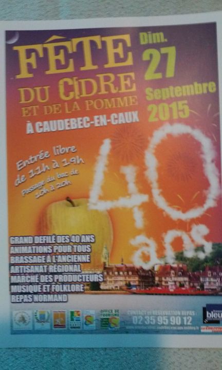 Fête du cidre et de la pomme - Caudebec en Caux 2015